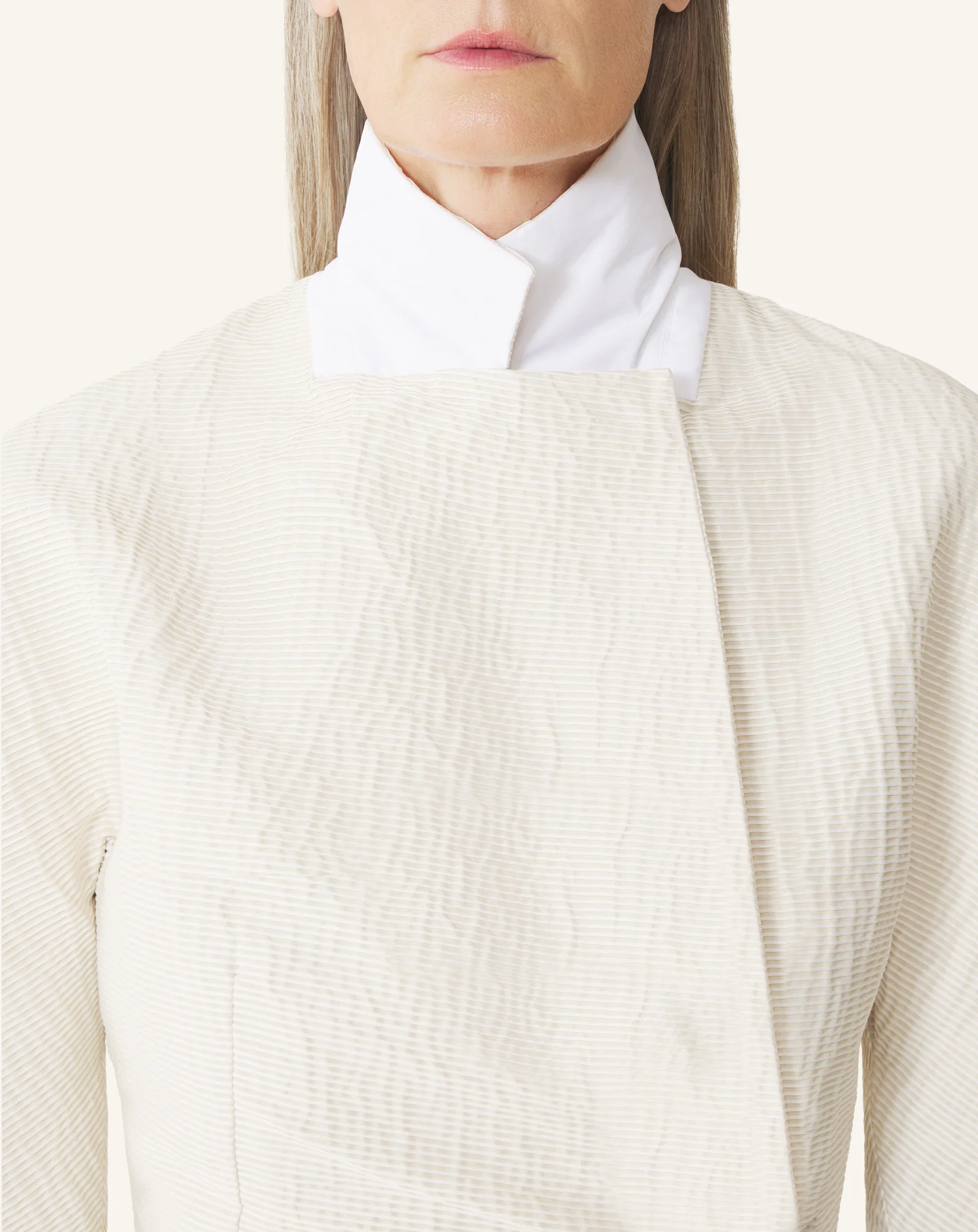 BELTED JACQUARD JACKET - Image 7