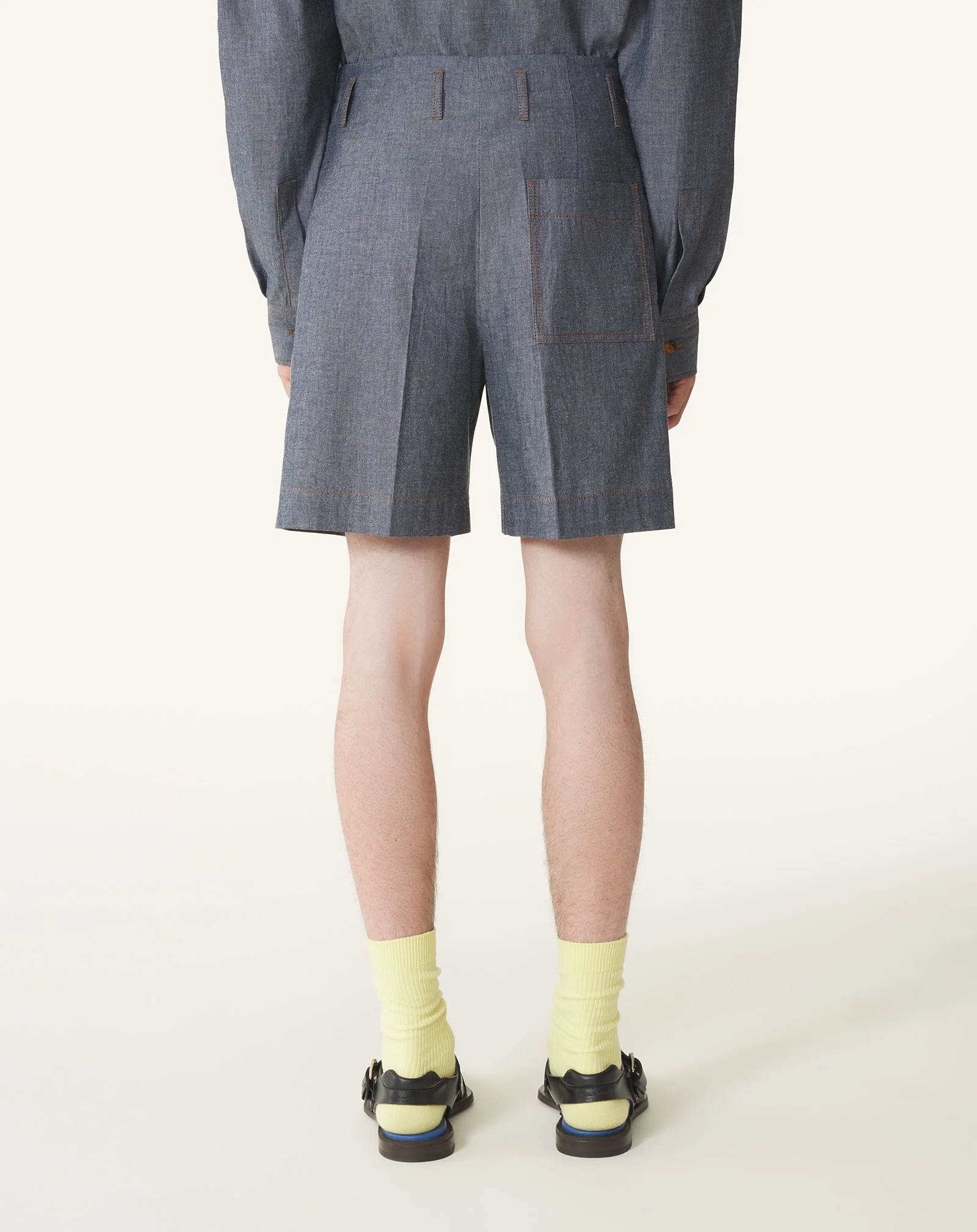 CHAMBRAY SHORTS - Image 4