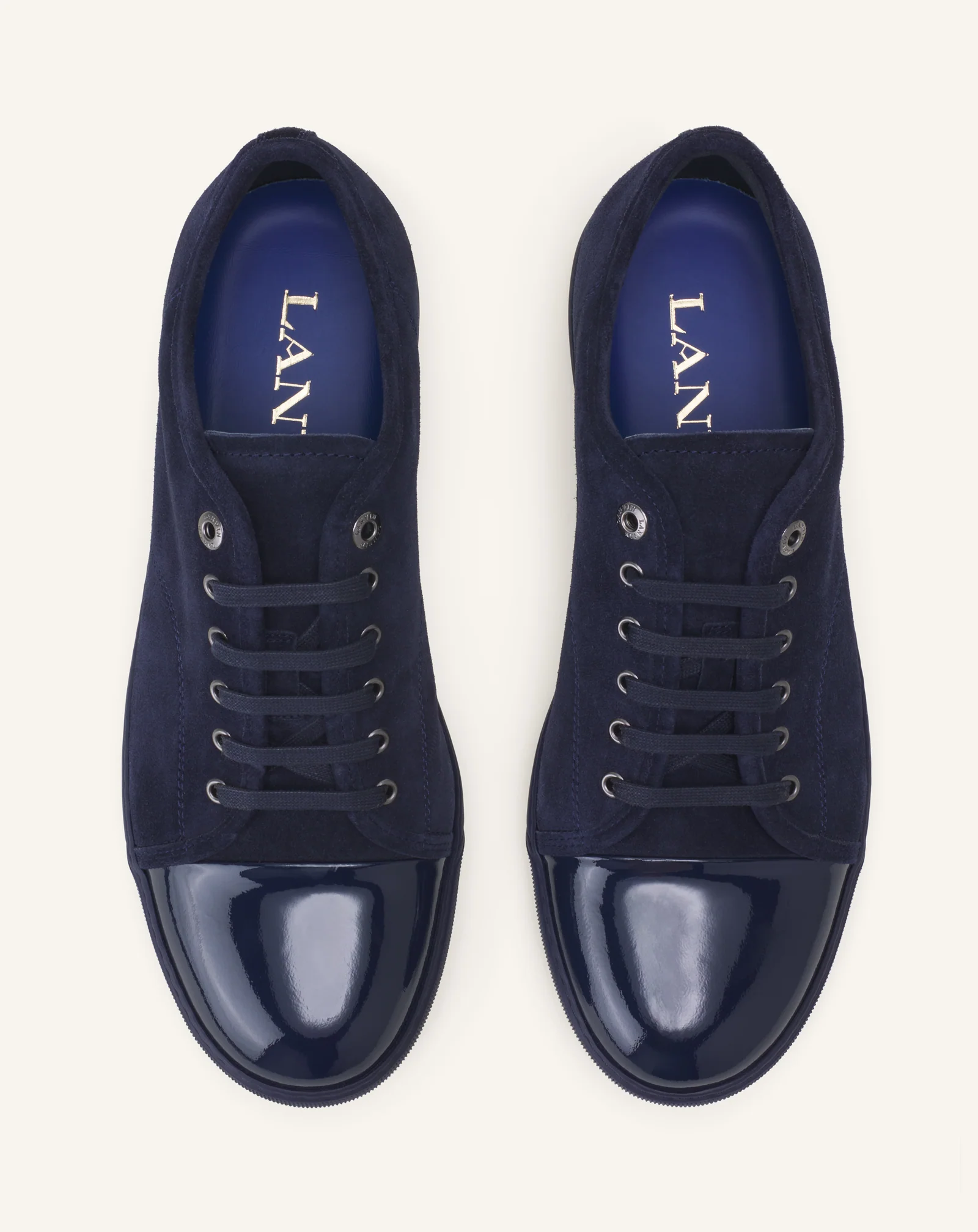 DBB1 PATENT LEATHER AND SUEDE SNEAKERS - Image 4
