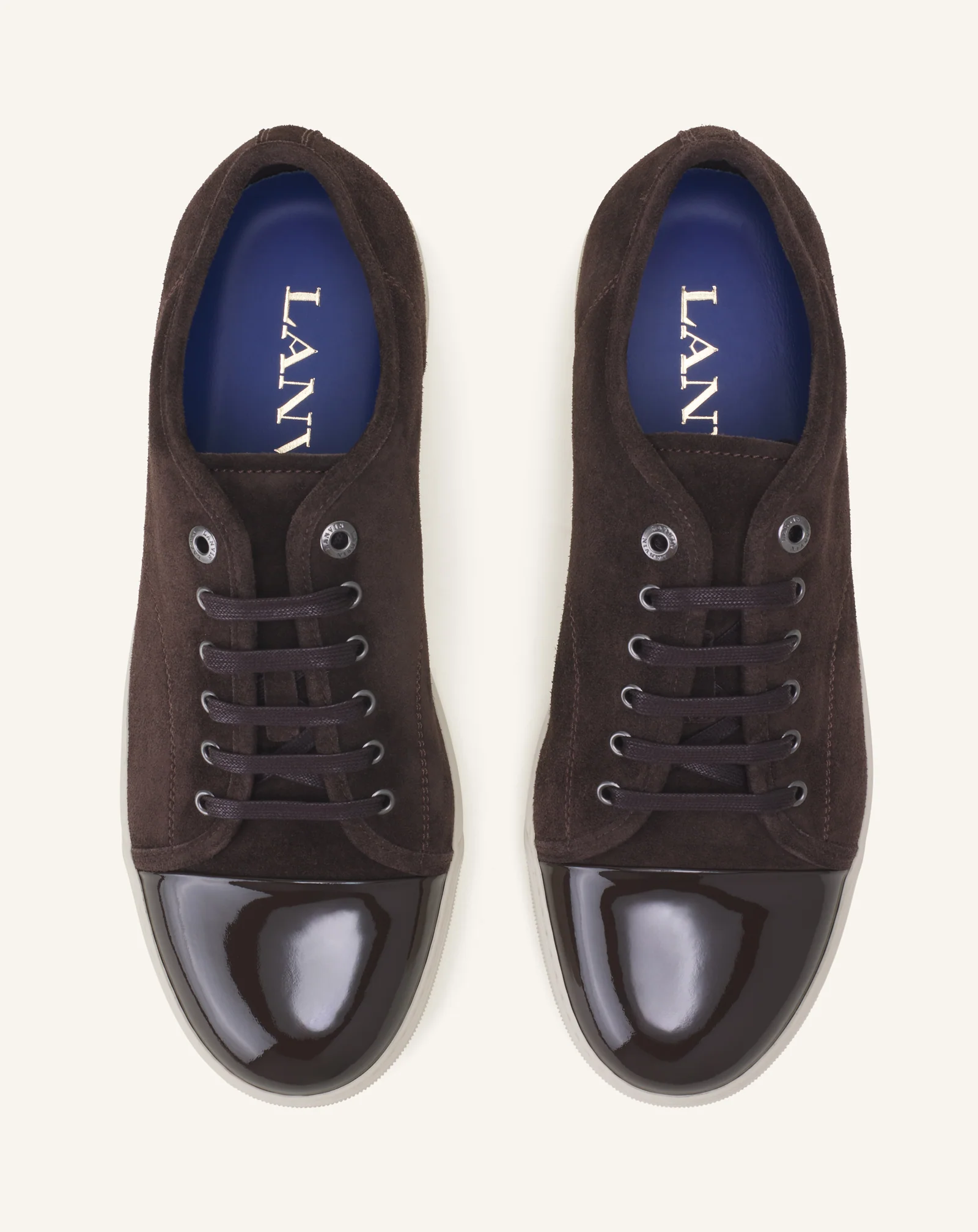 DBB1 PATENT LEATHER AND SUEDE SNEAKERS - Image 4