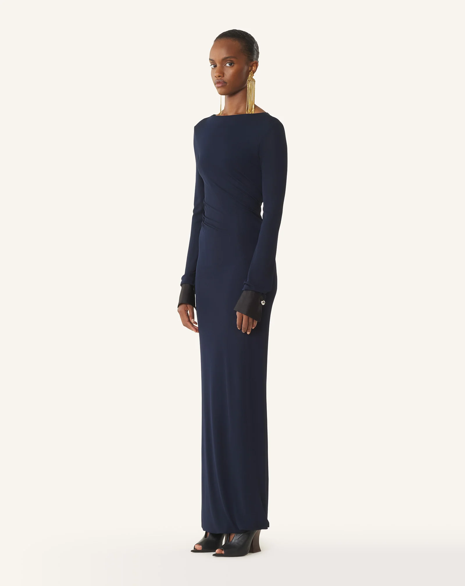 DRAPED DRESS IN CREPE JERSEY - Image 3