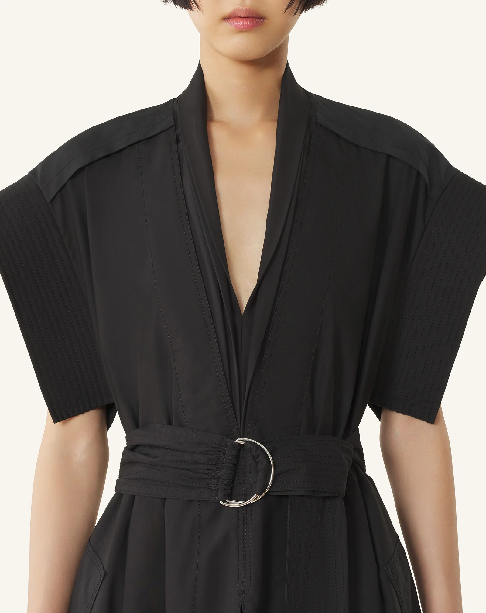 FLARED DRESS IN COTTON POPLIN - Image 5