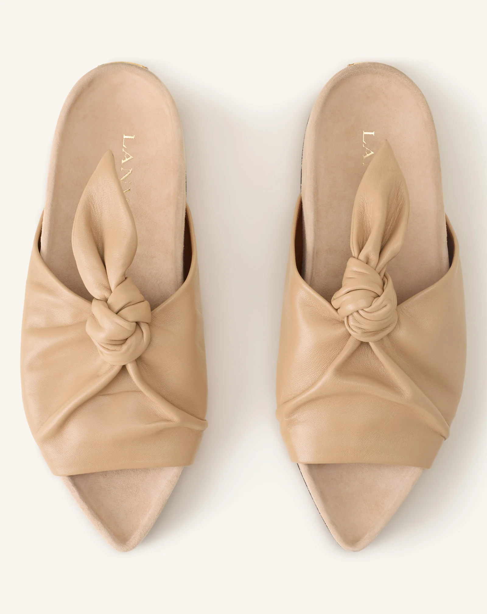 COCOON FLAT LEATHER MULE - Image 4