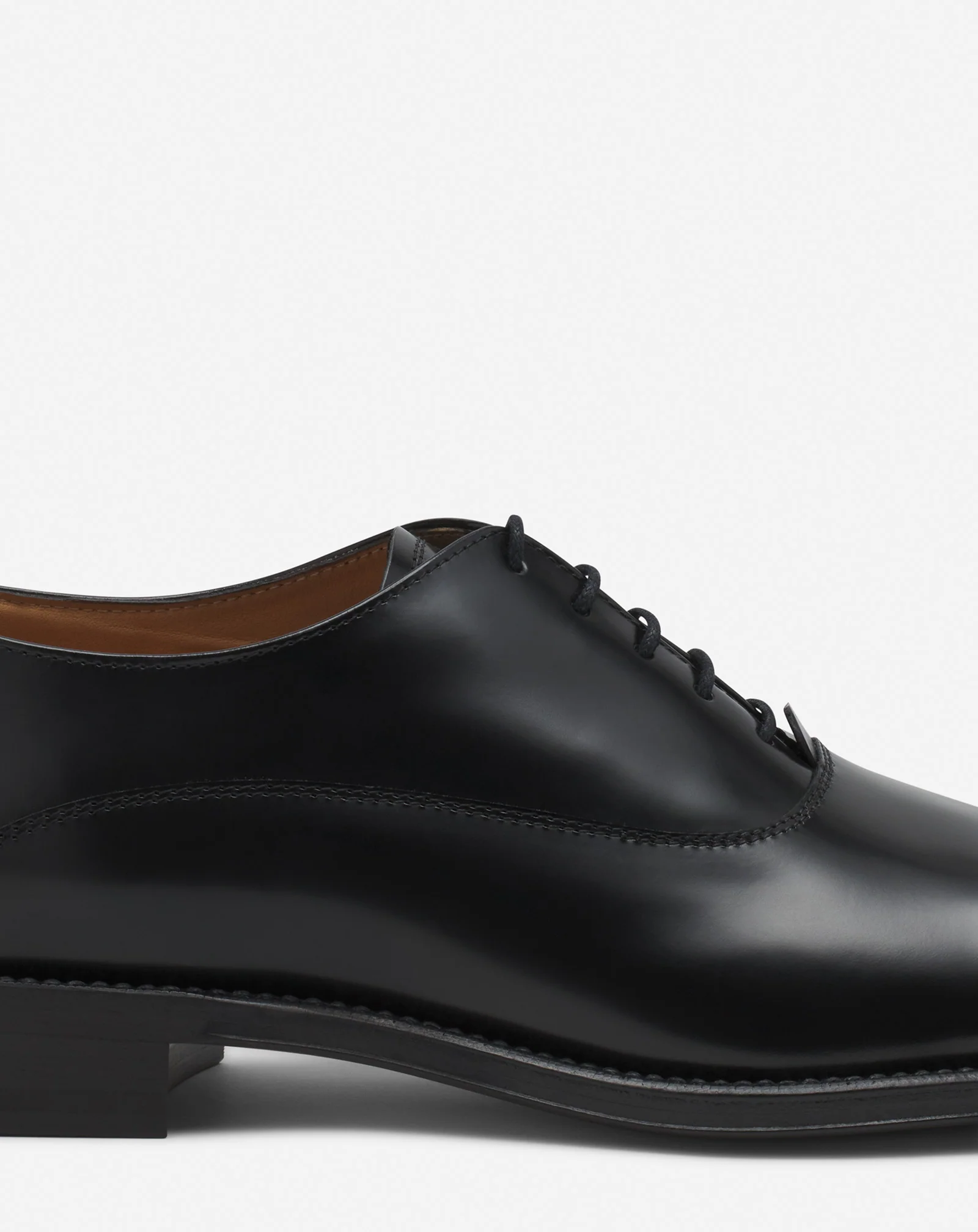 LANVIN SIGNATURE LEATHER OXFORD SHOES - Image 5