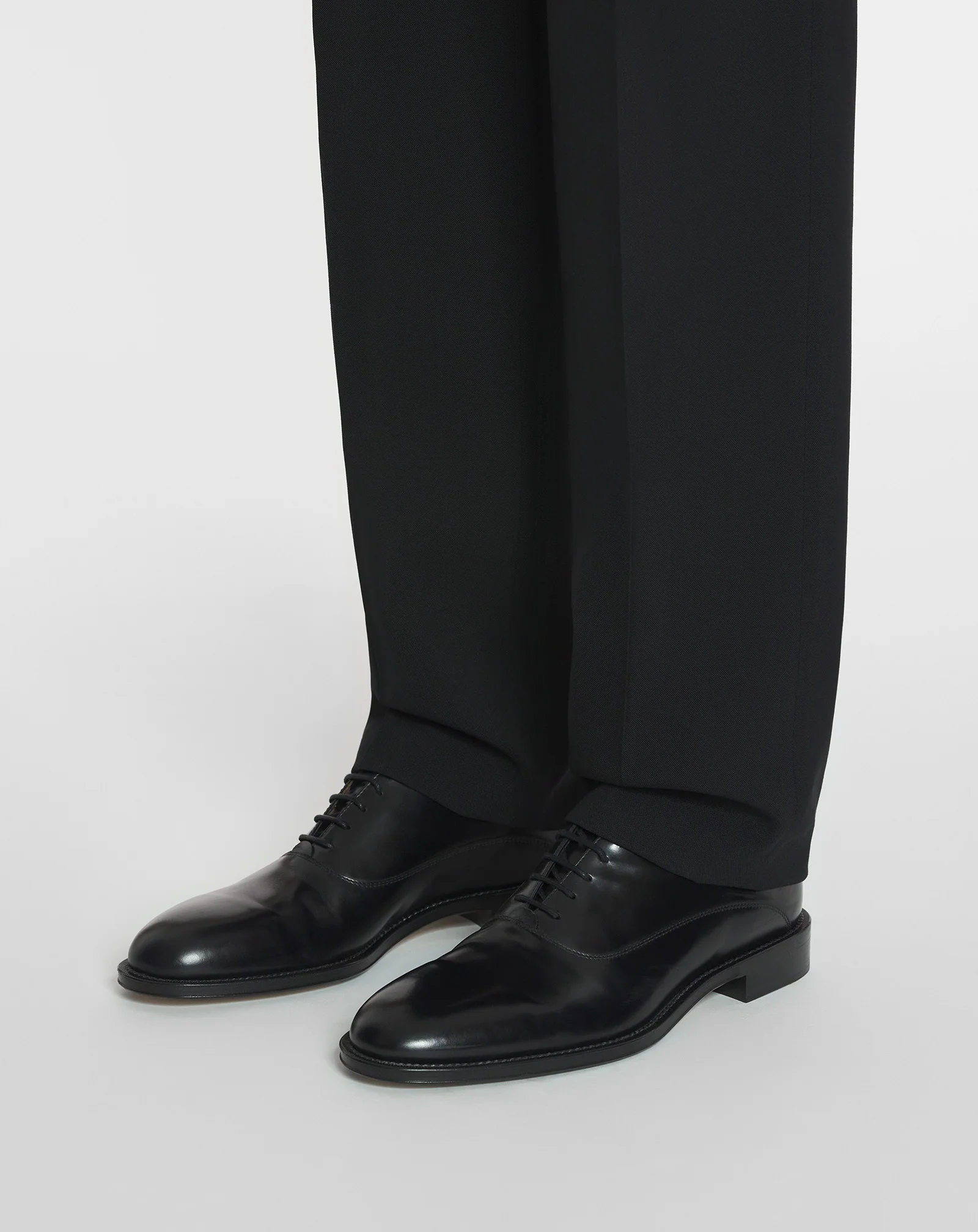 LANVIN SIGNATURE LEATHER OXFORD SHOES - Image 8