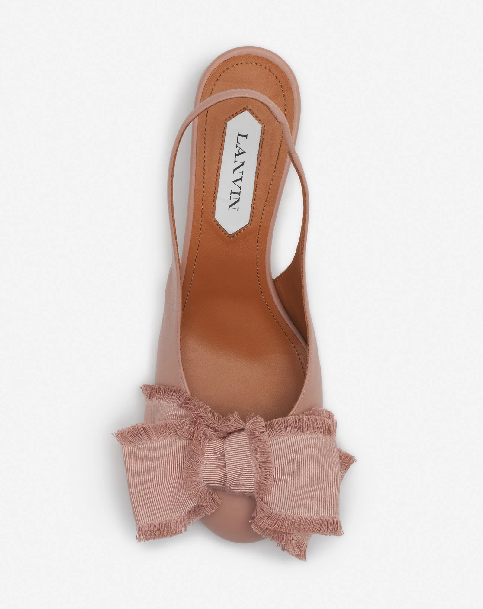 LEATHER HEELED SLINGBACK BALLERINA - Image 4