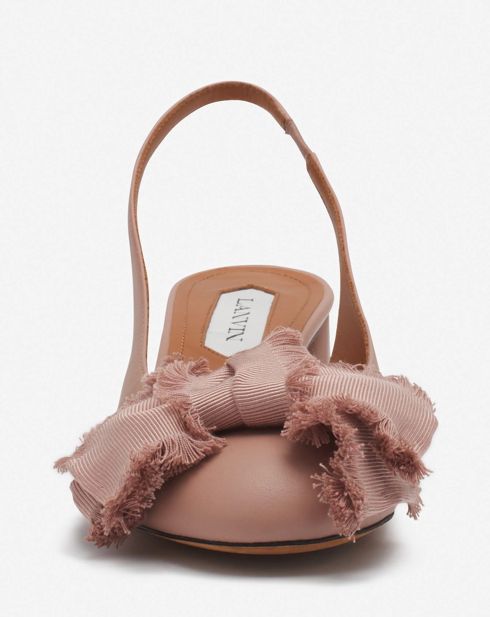 LEATHER HEELED SLINGBACK BALLERINA - Image 7
