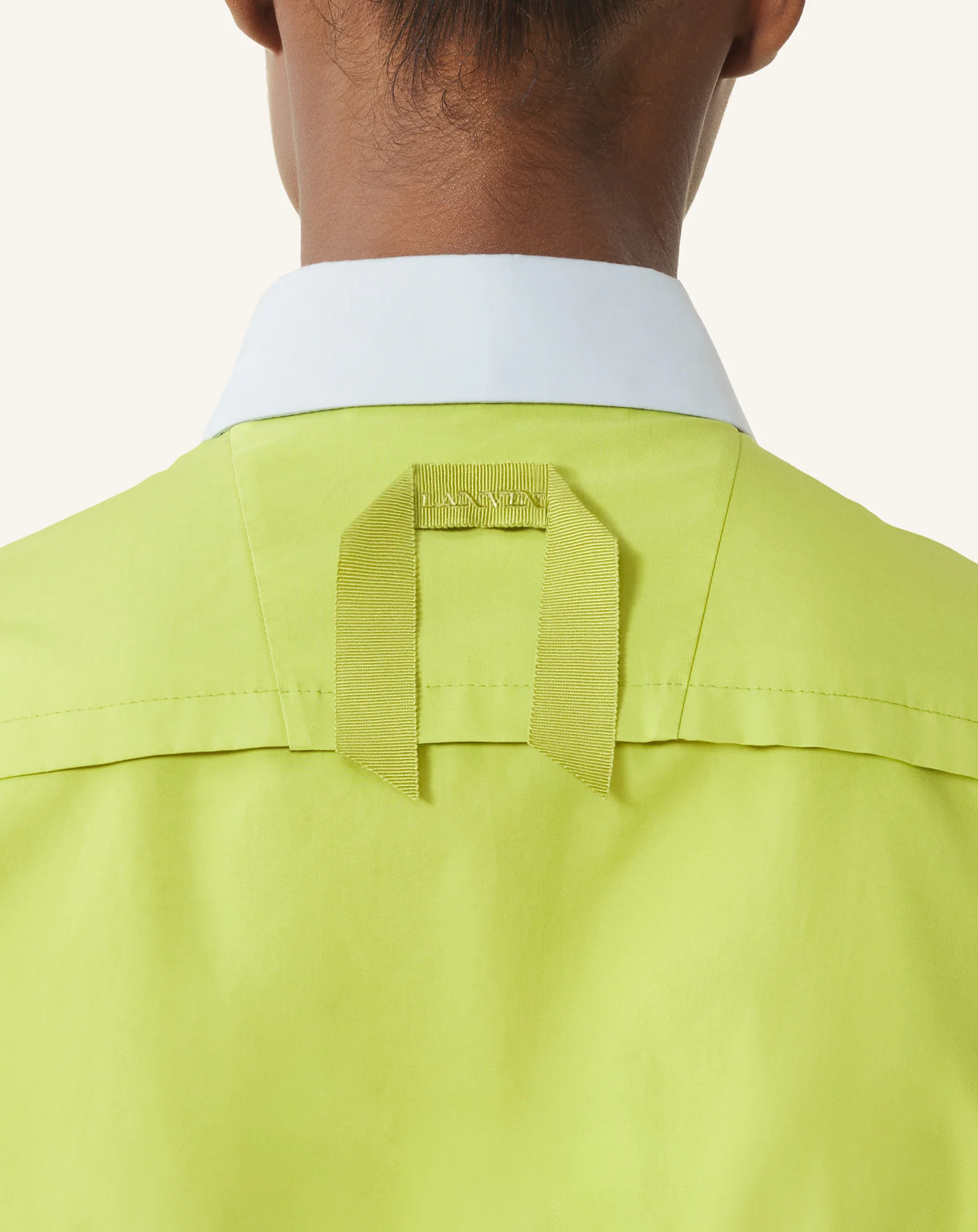 SHORT SHIRT DRESS IN COTTON POPLIN - Image 5