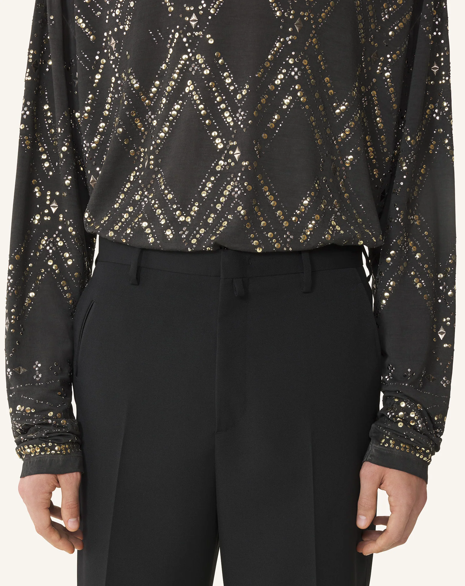 STRAIGHT-LEG WOOL PANTS - Image 5