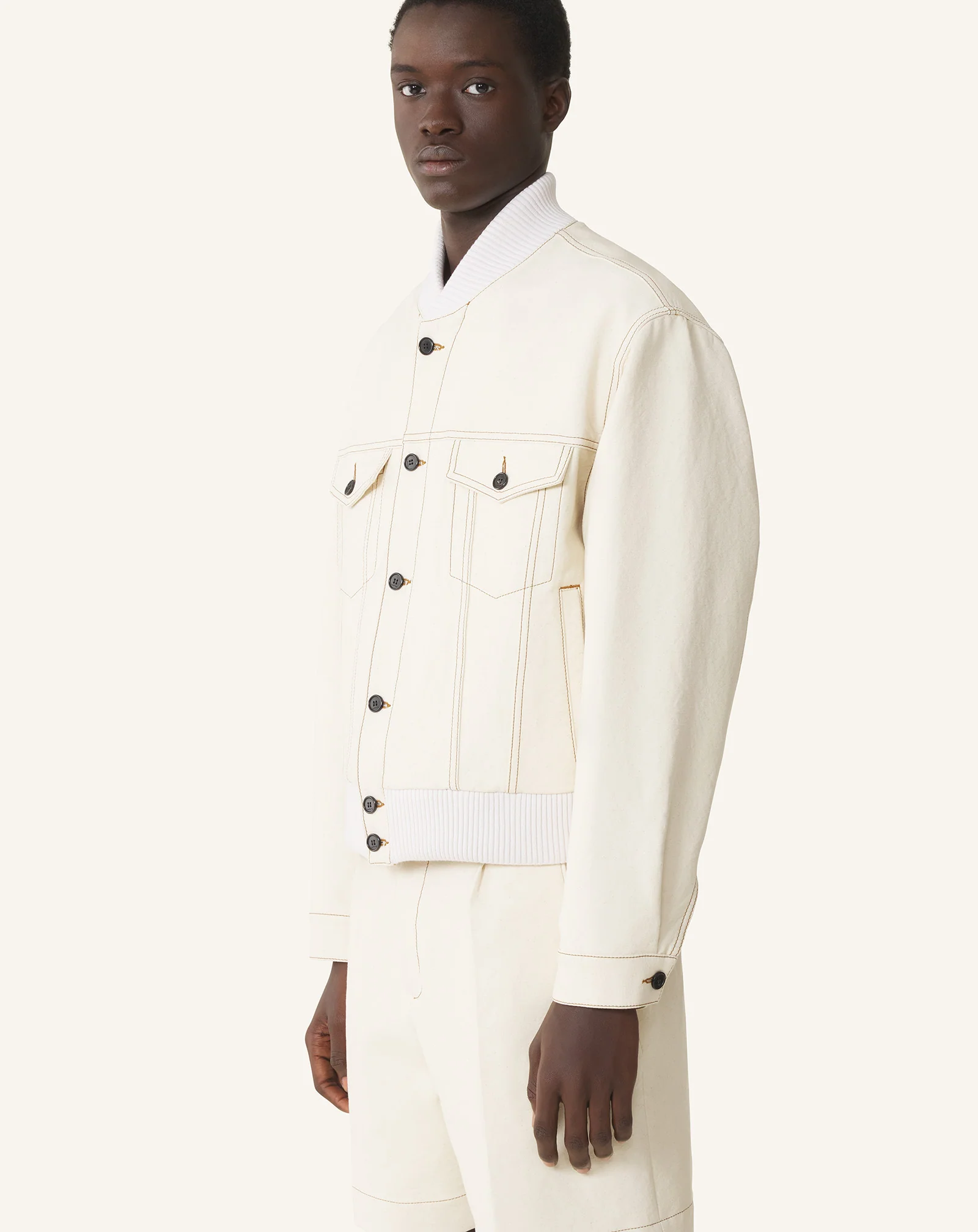 TEDDY JACKET IN DENIM - Image 3