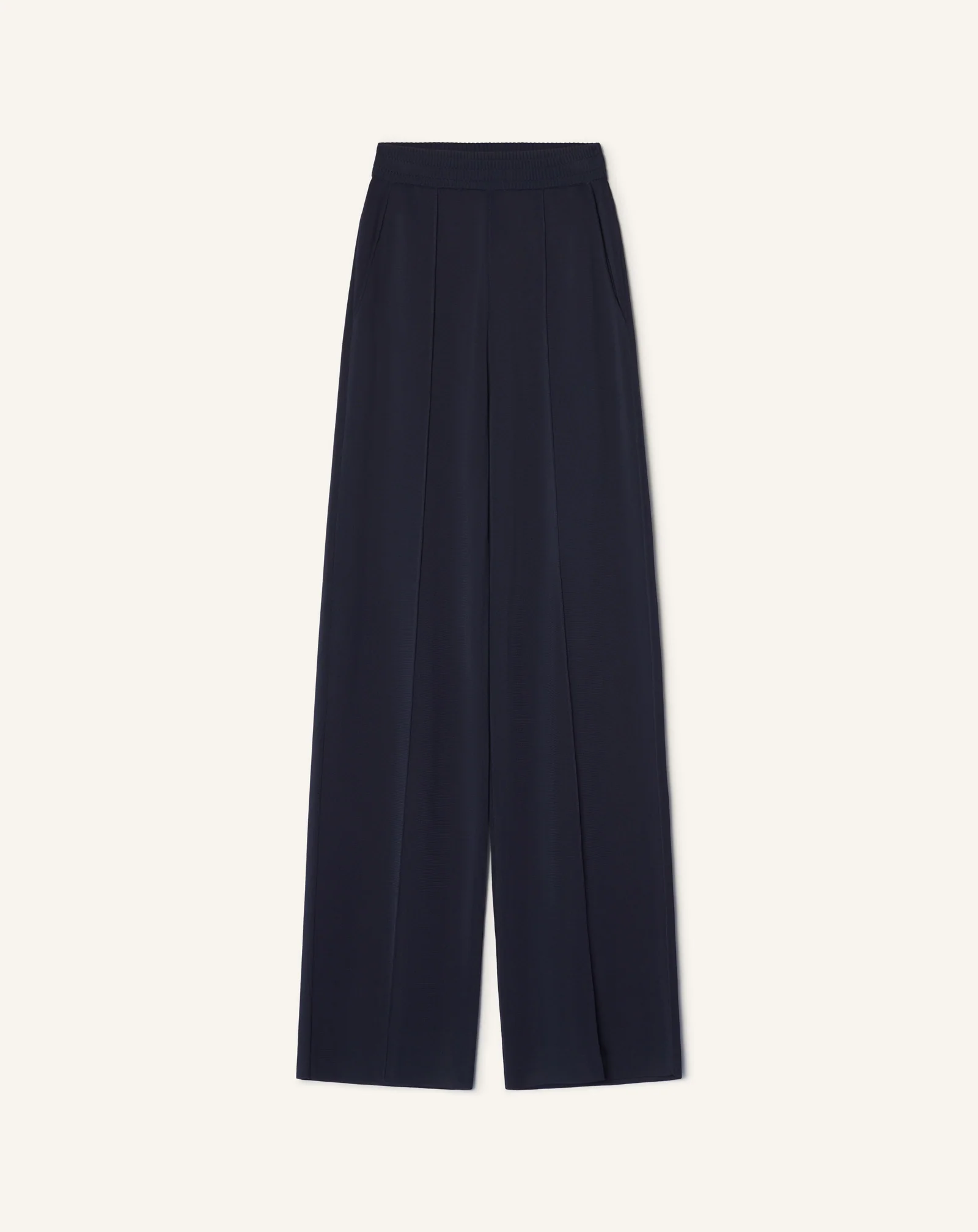 VISCOSE WIDE-LEG PANTS