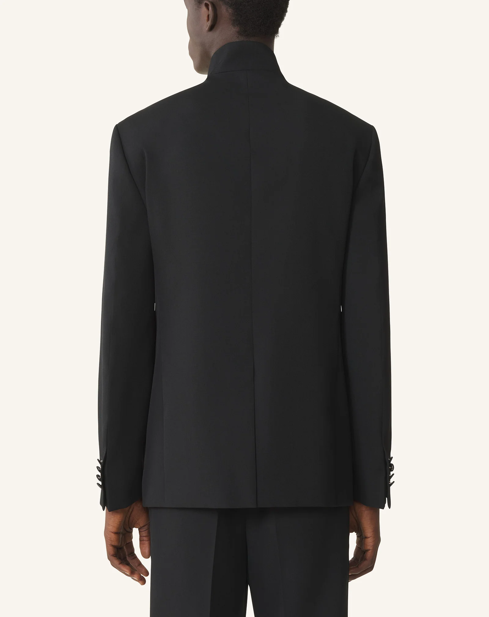 WOOL JACKET WITH STAND-UP COLLAR - Image 4
